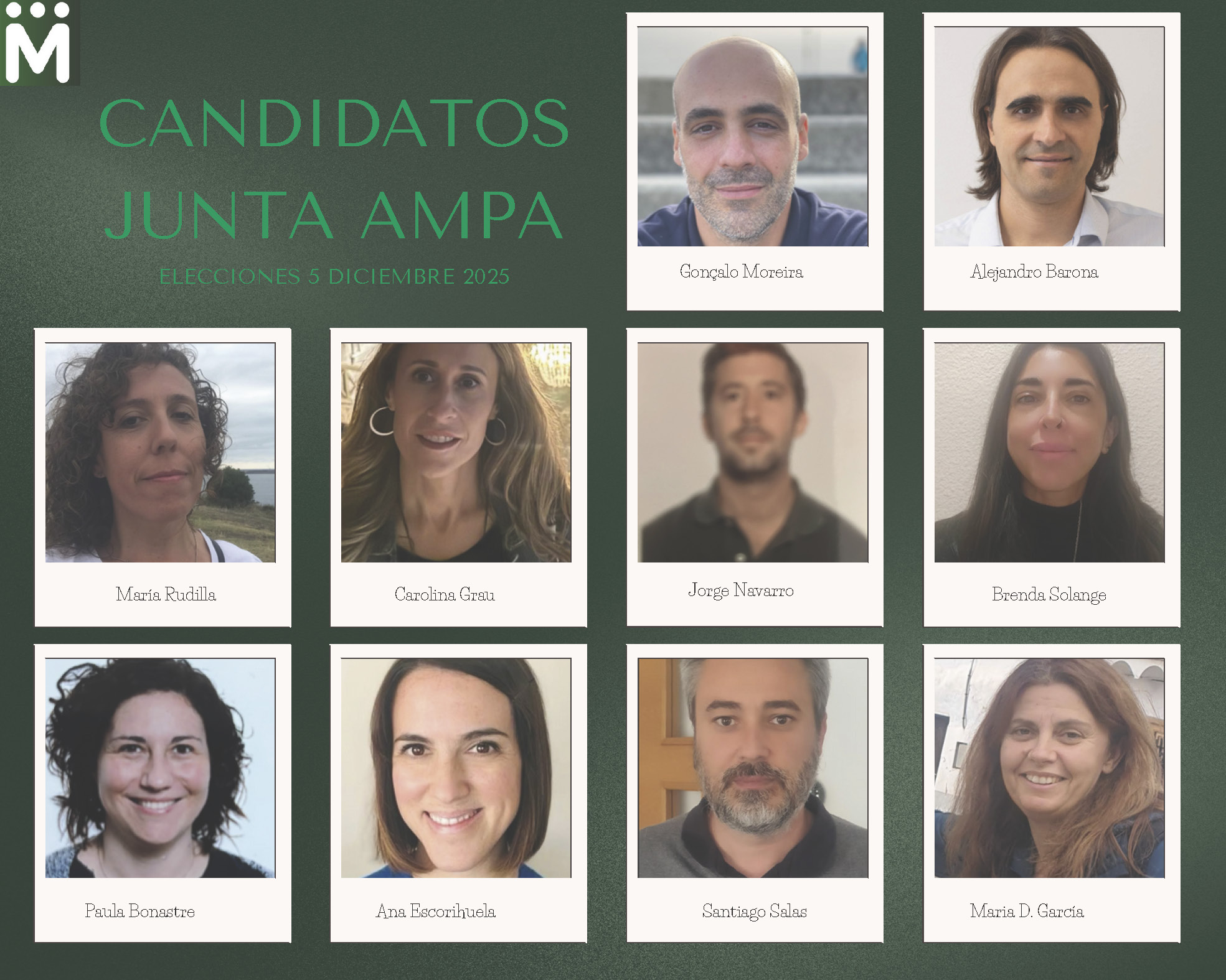 En este momento estás viendo Candidatos Elecciones Junta Directiva del AMPA