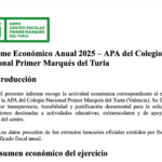 Informe de cuentas anuales 2025